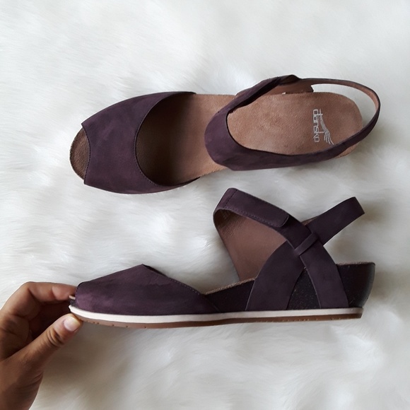 dansko vera peep toe sandal